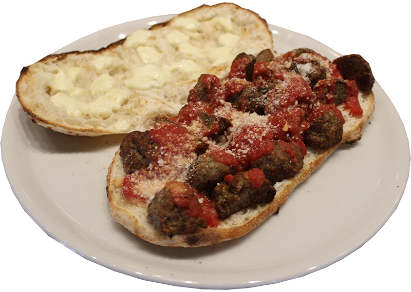 Duca's Meatball Piadine Flatbread Sandwich